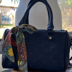 Elegant Navy Blue Fashion Handbag